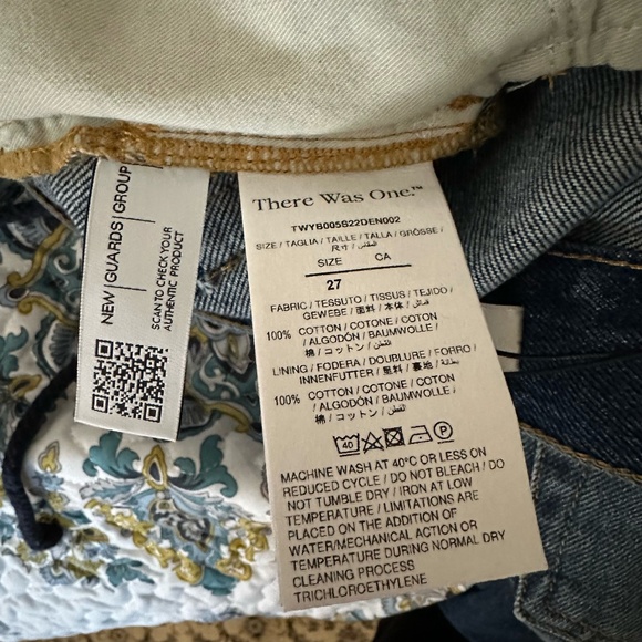 There Was One. • Wide Leg Denim in Medium Blue - Picture 10 of 10